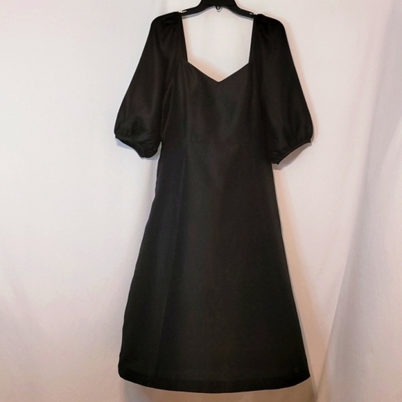 DRAPER James Black Silk Blend June Dress - Picture 7 of 16